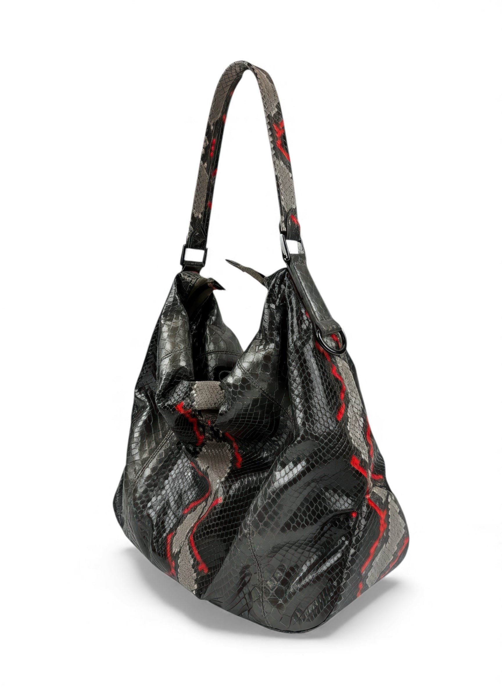 Petra Python Silver-Red