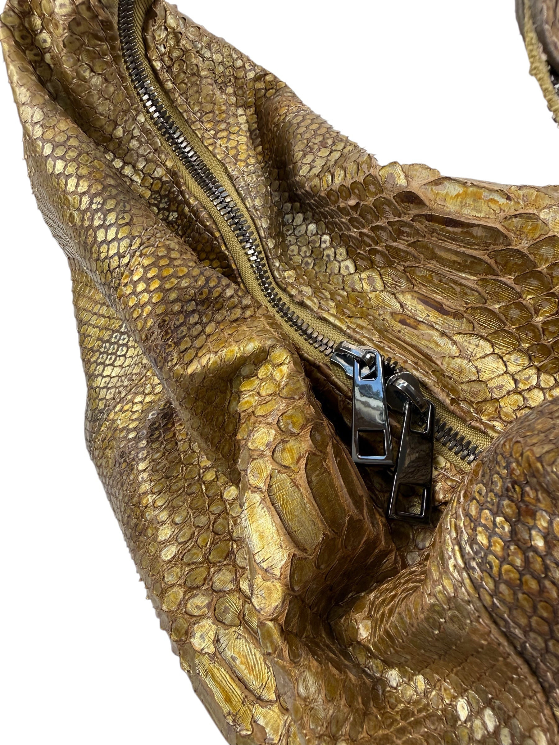Petra Python Gold Metallic