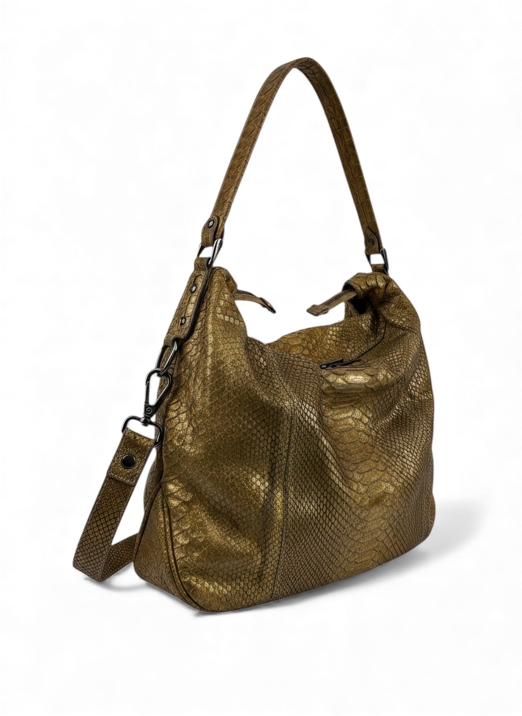 Petra Python Gold Metallic