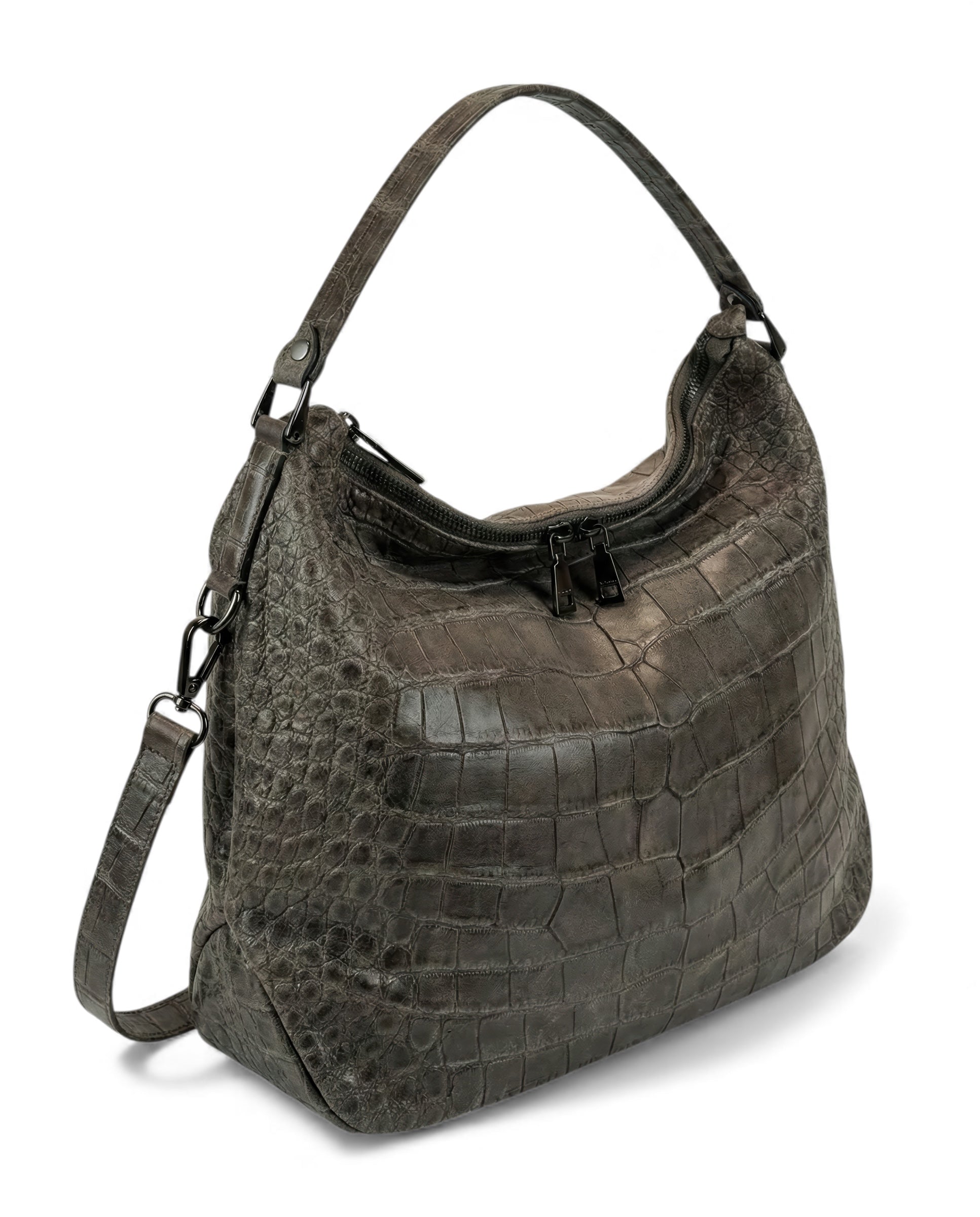 Petra Grande Croco Grey