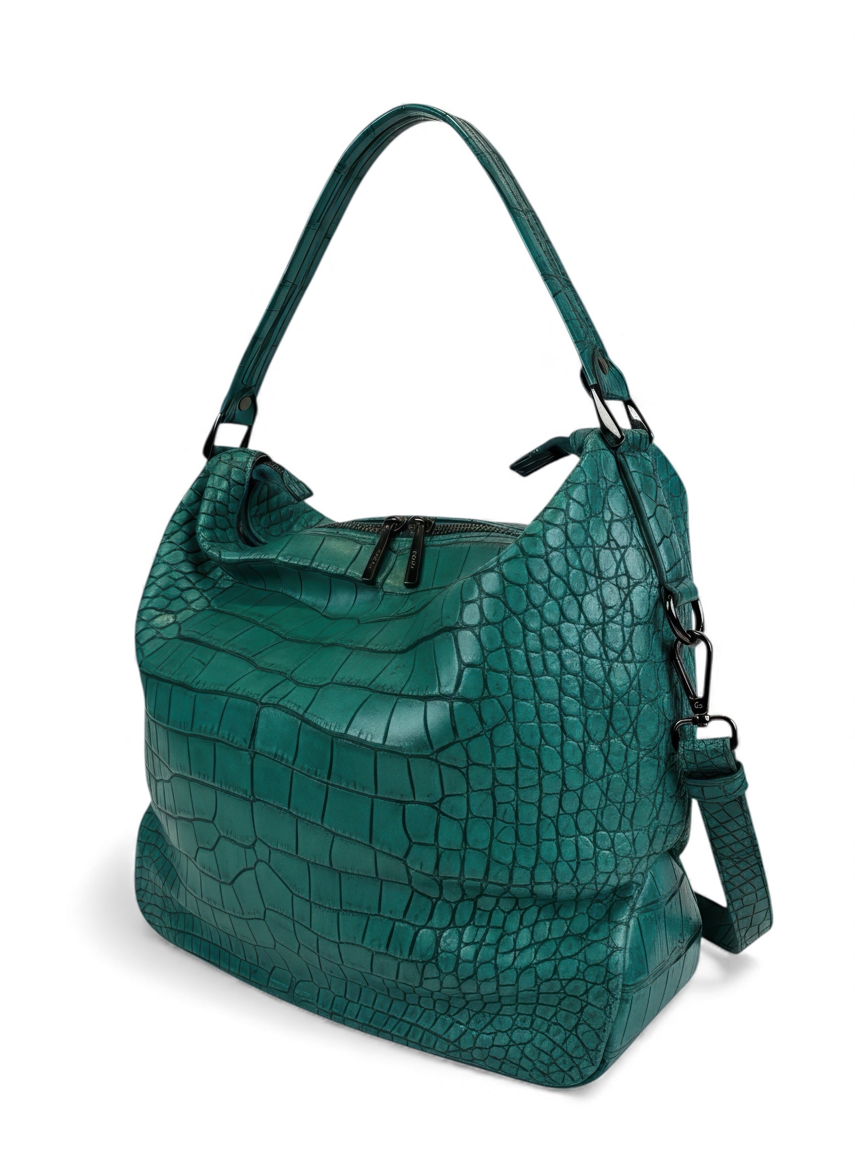 Petra Croco Turquoise