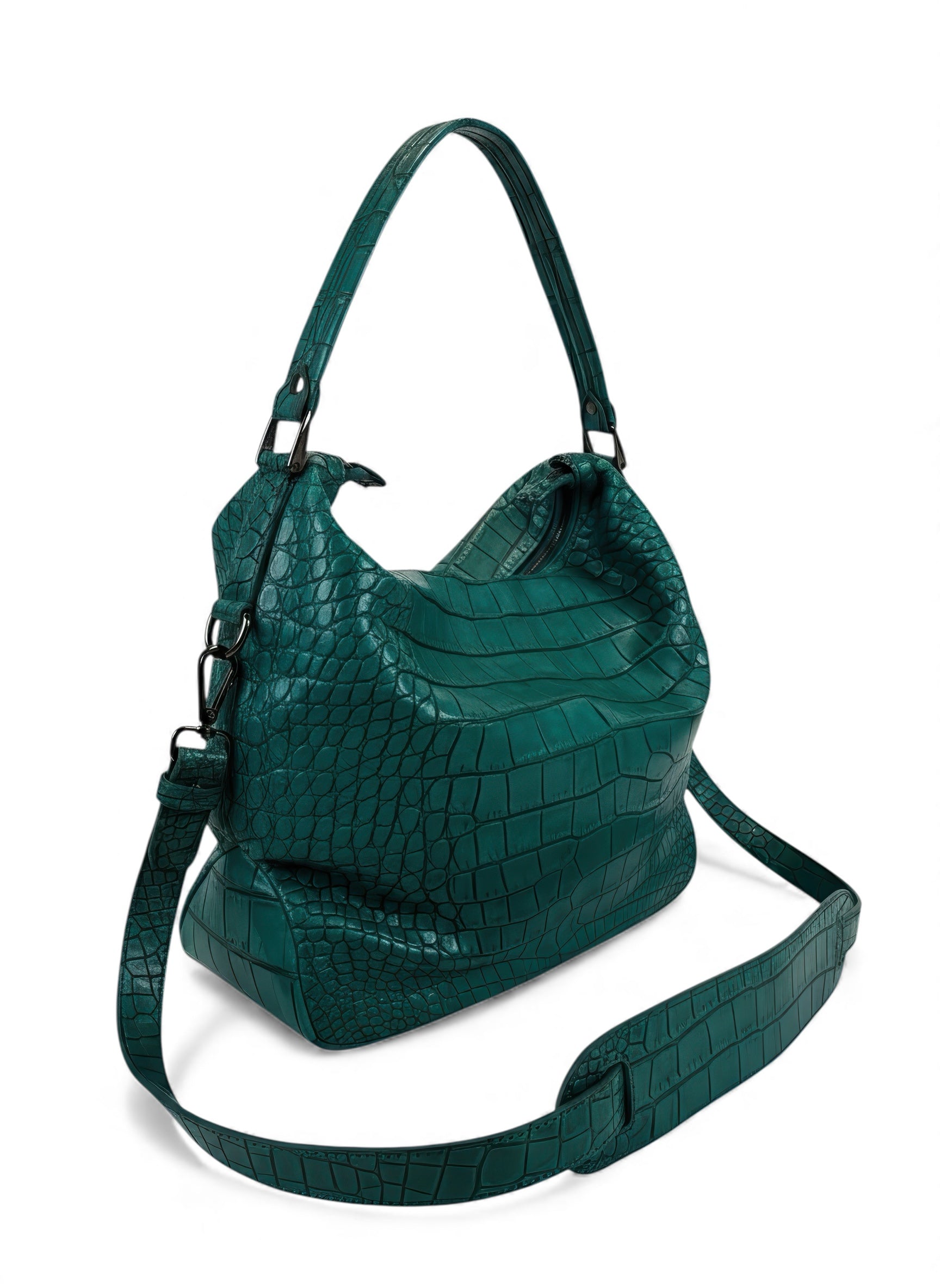 Petra Croco Turquoise