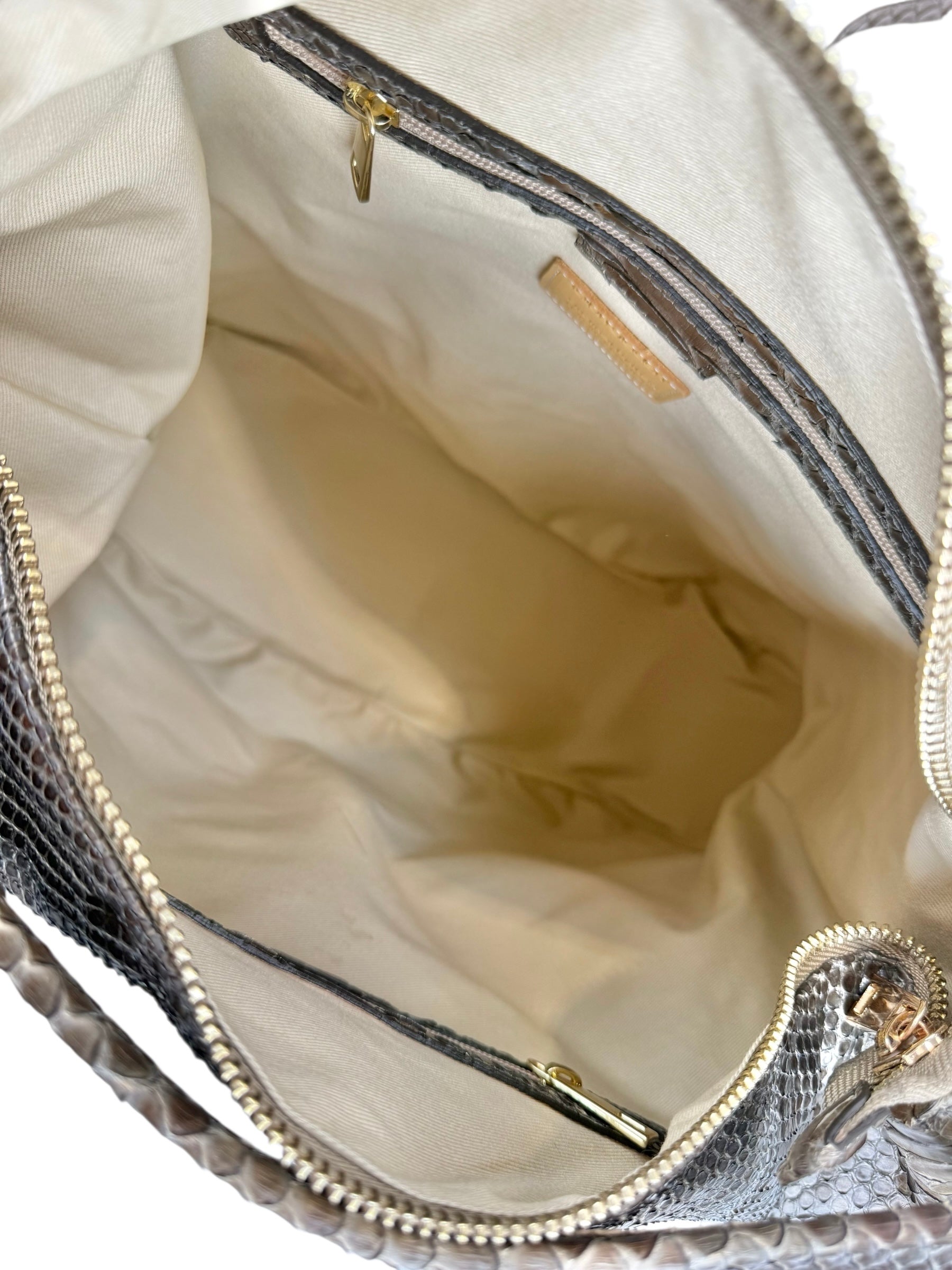 Petra Grande Python Mixed Brown & Gold