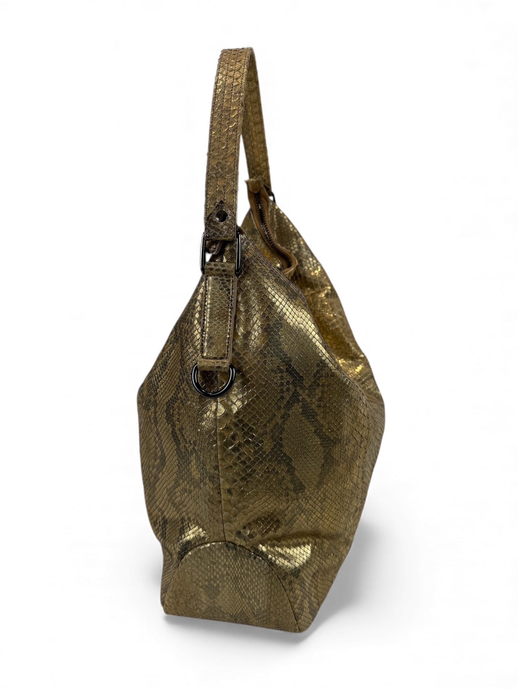 Petra Python Gold & Black