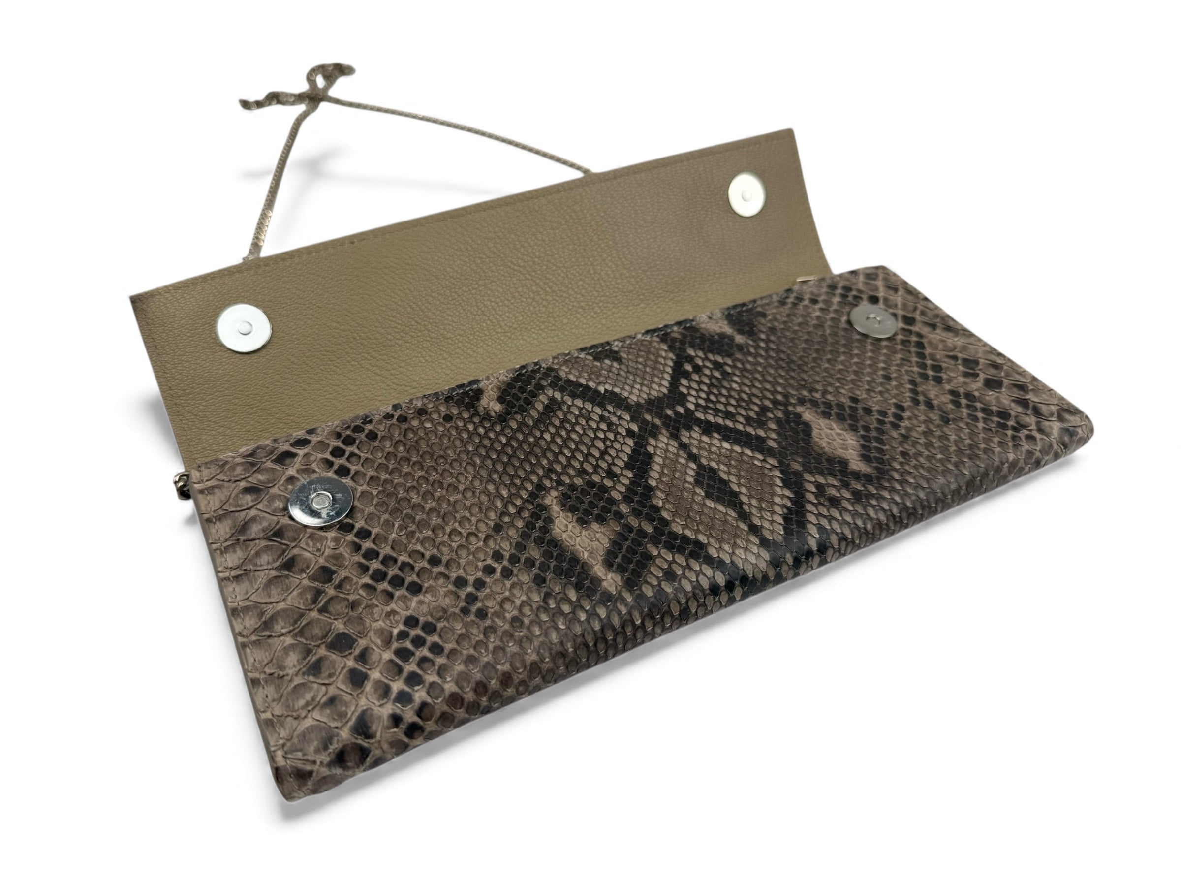 Long Clutch Mixed Brown