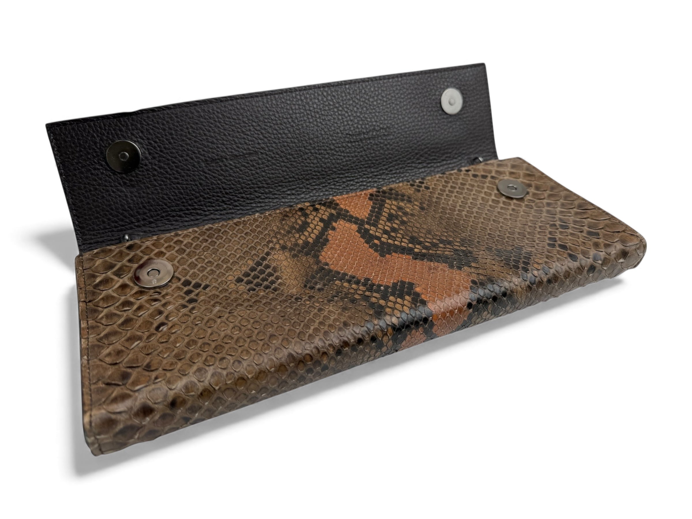 Long Clutch Brown-Orange