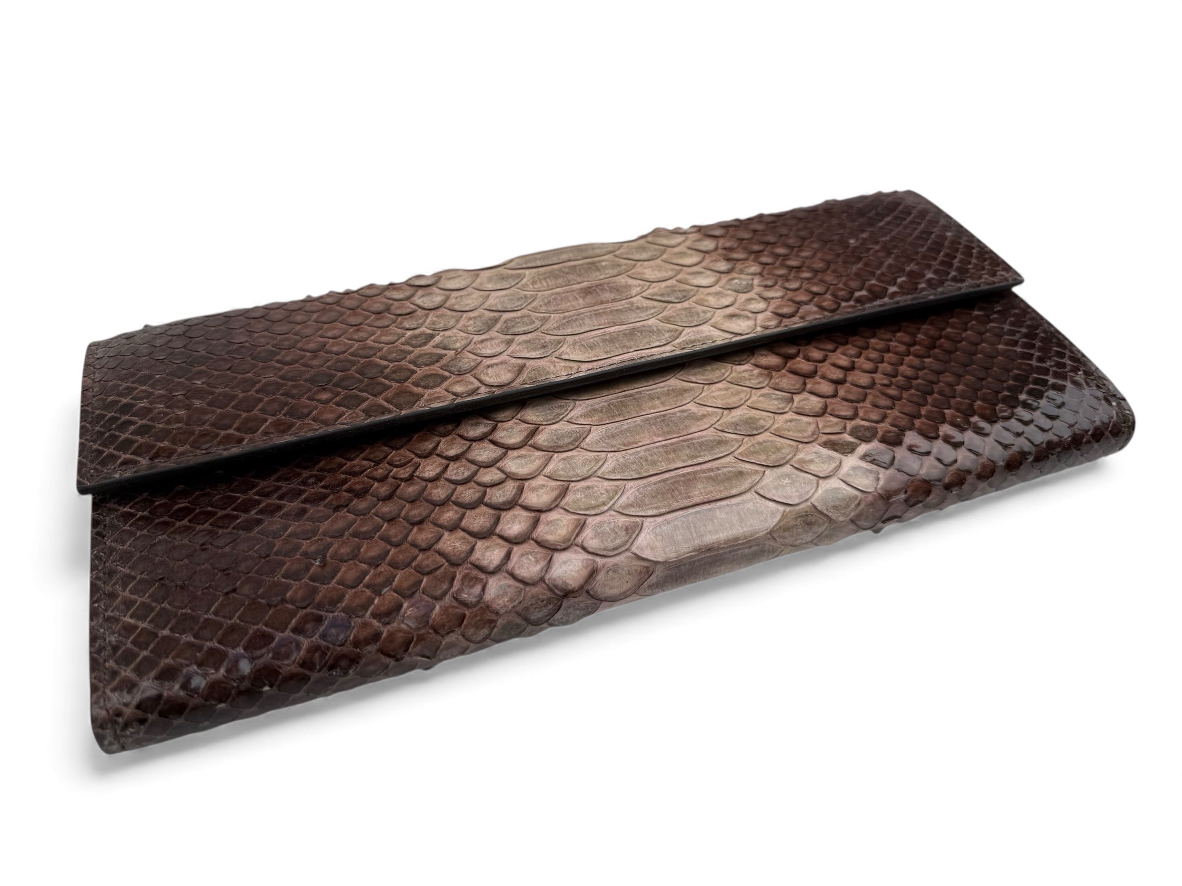 Long Clutch Rose Red