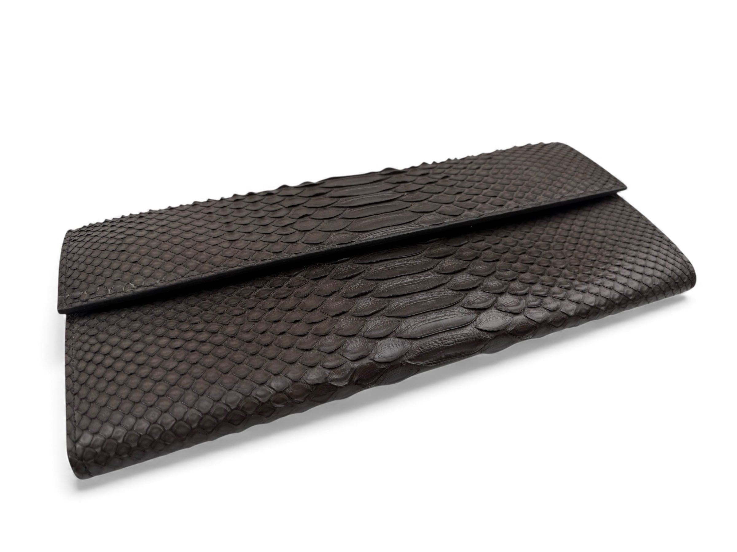 Long Clutch Dark Brown