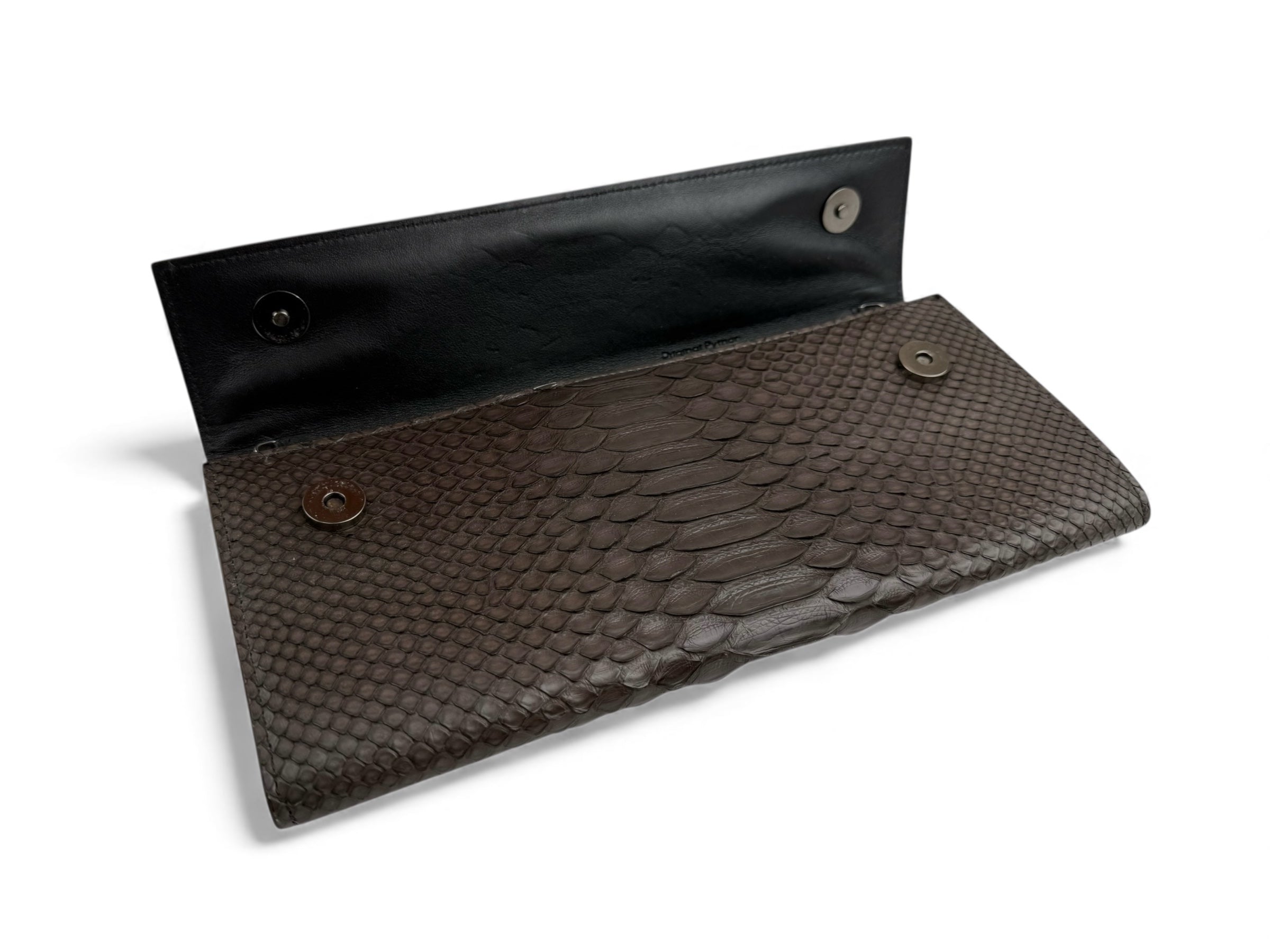 Long Clutch Dark Brown