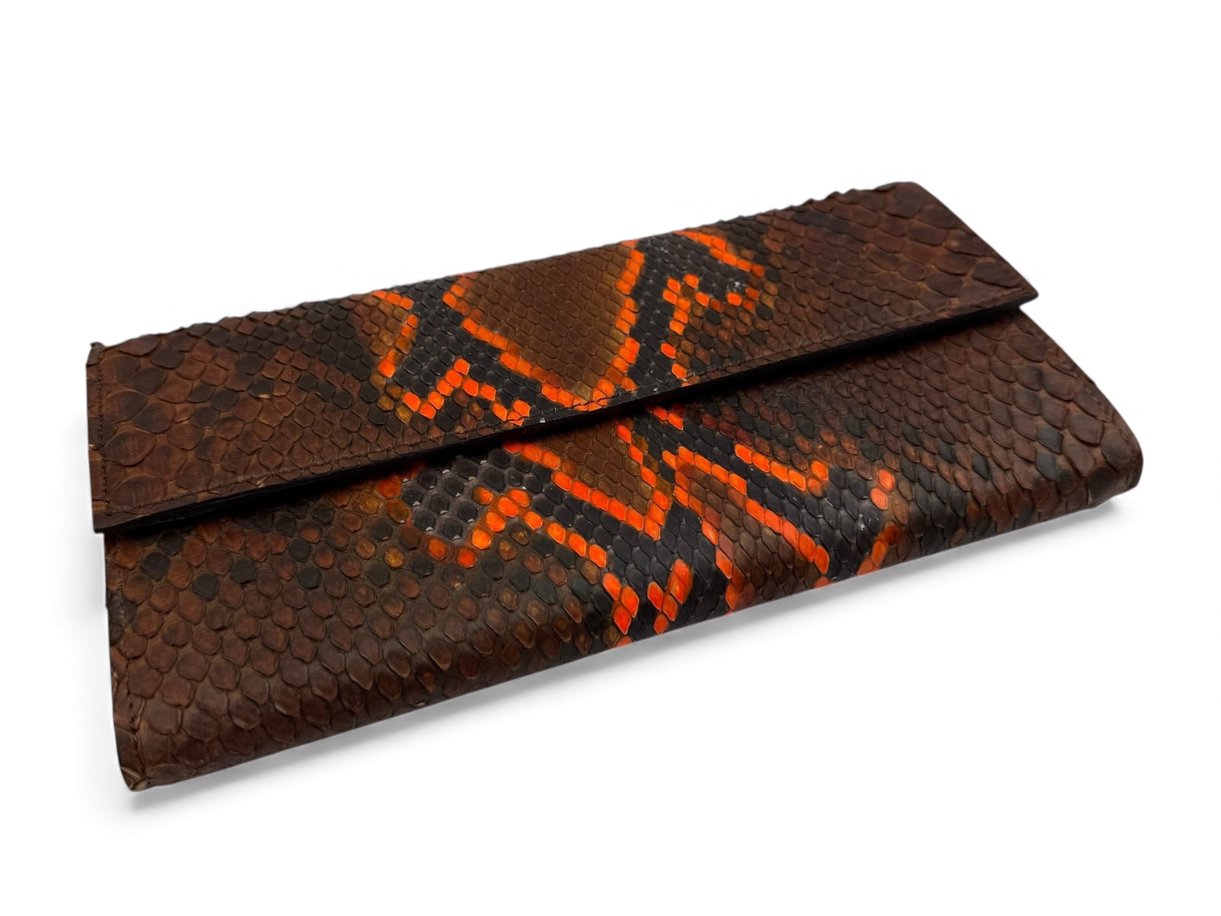 Short Clutch Neon Orange