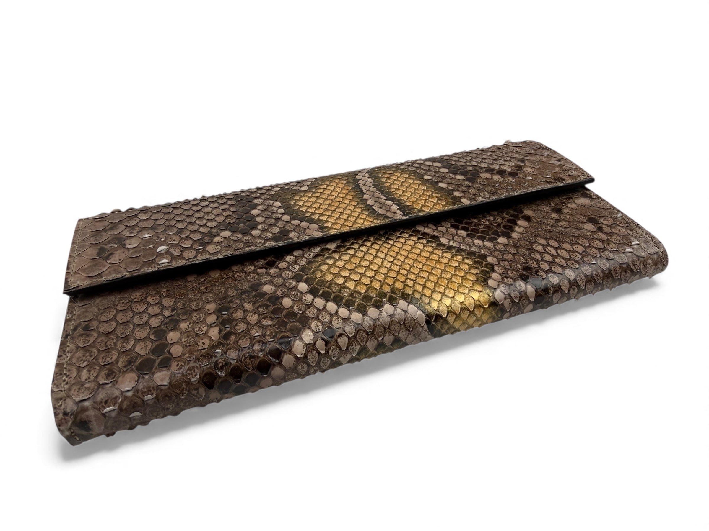 Short Clutch Yellow-Brown