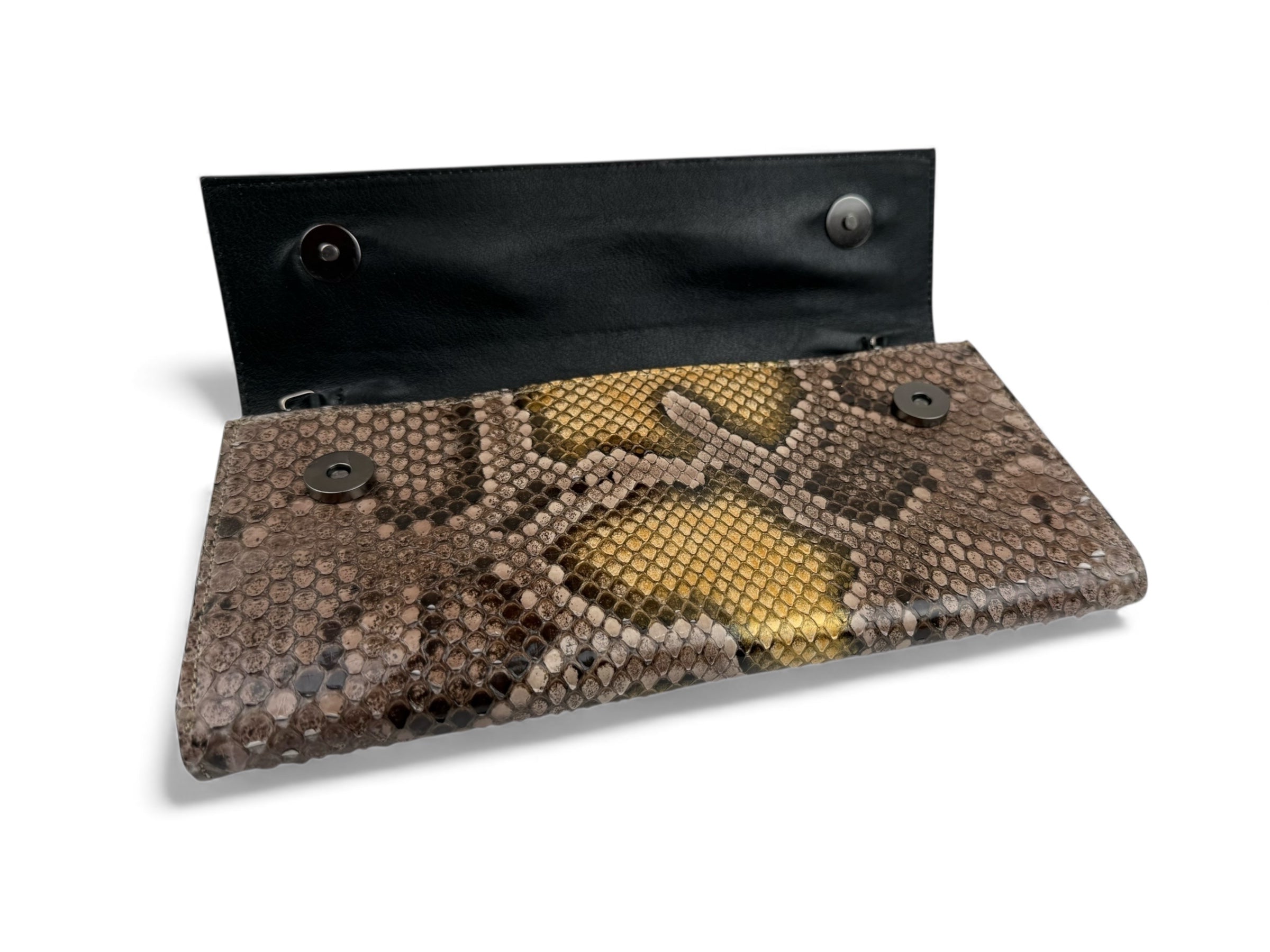 Short Clutch Yellow-Brown