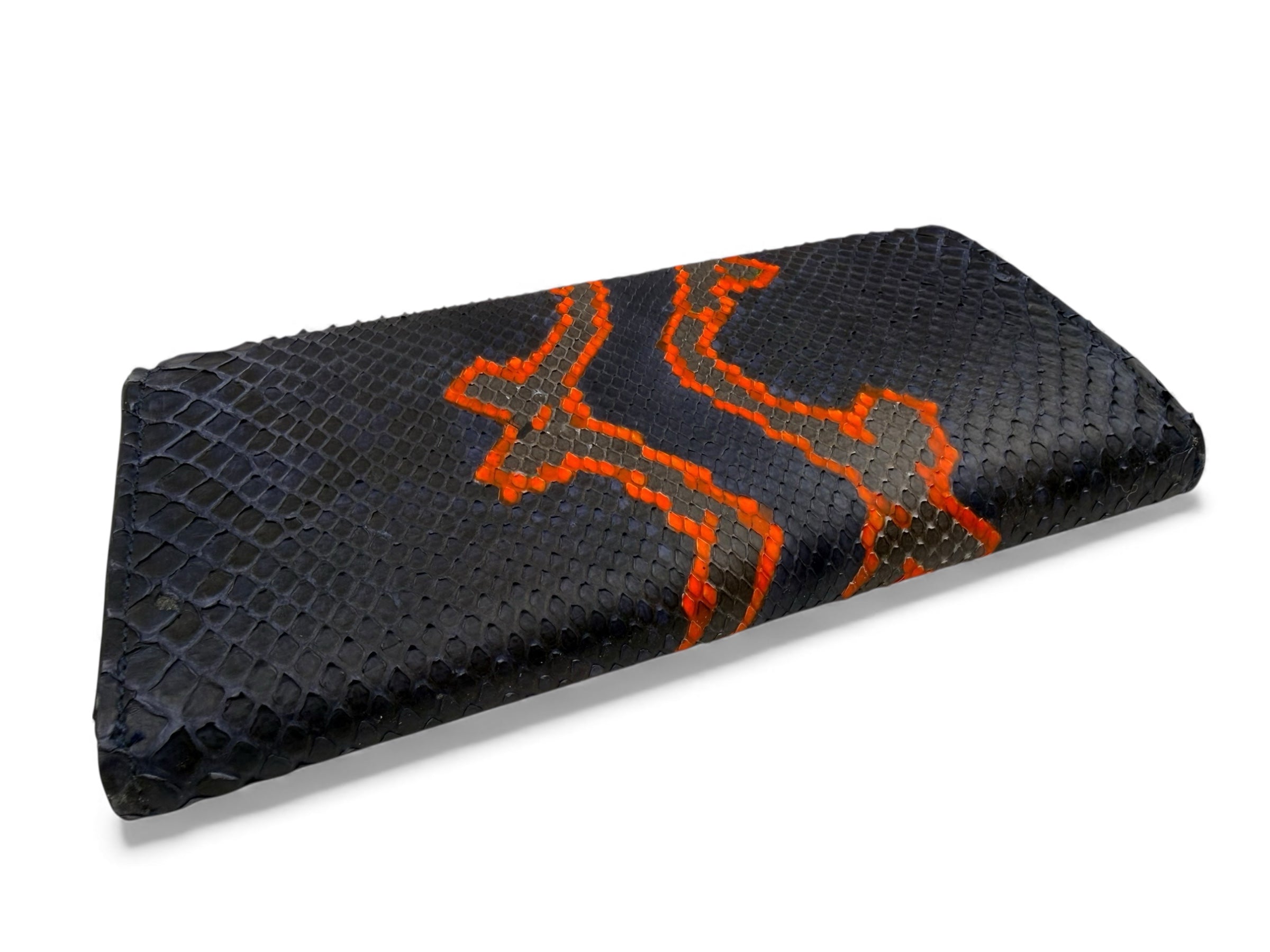 Short Clutch Blue-Orange