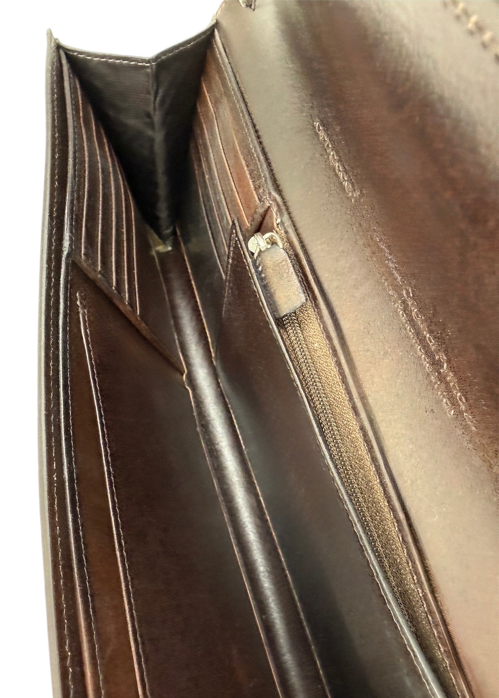 Long Clutch Medium Brown