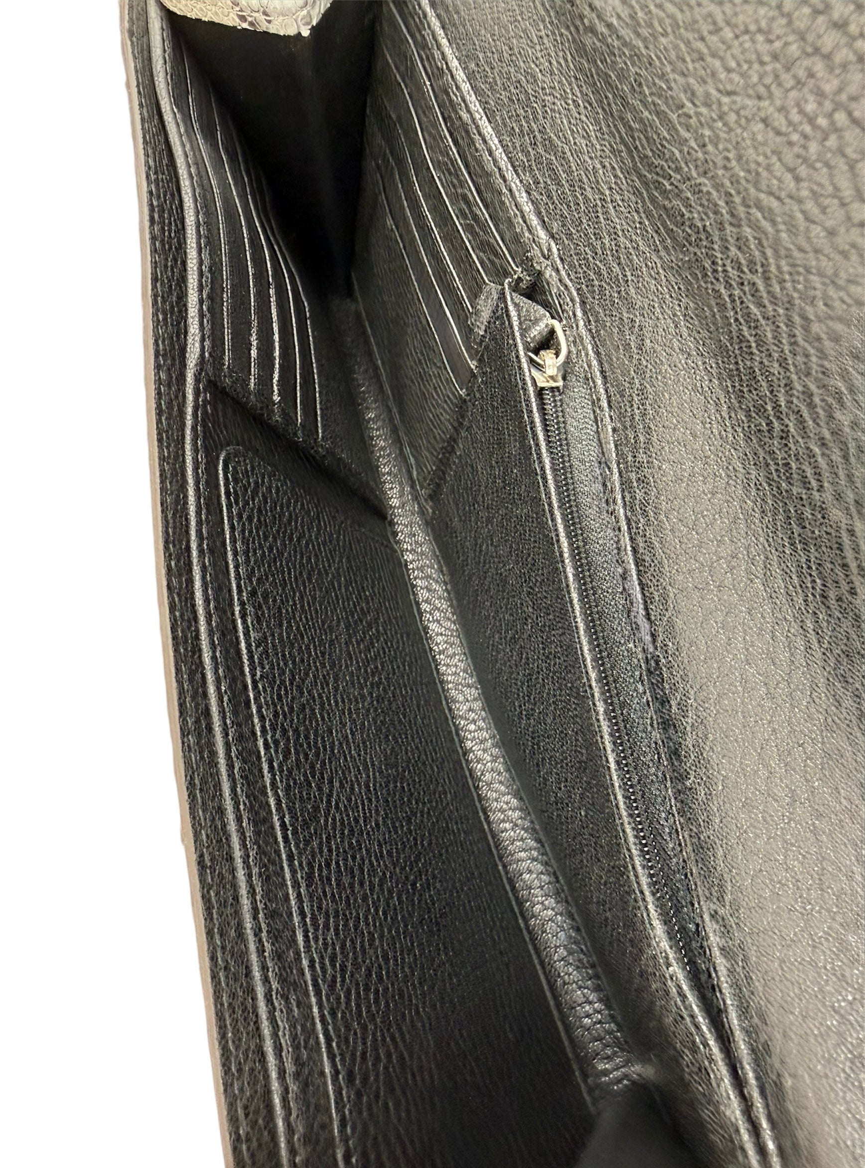 Long Clutch Blue-Grey